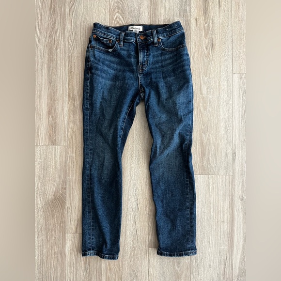 Madewell Women’s The Petite Mid-Rise Perfect Vintage Jeans Deming Wash Size 26P - Picture 3 of 8